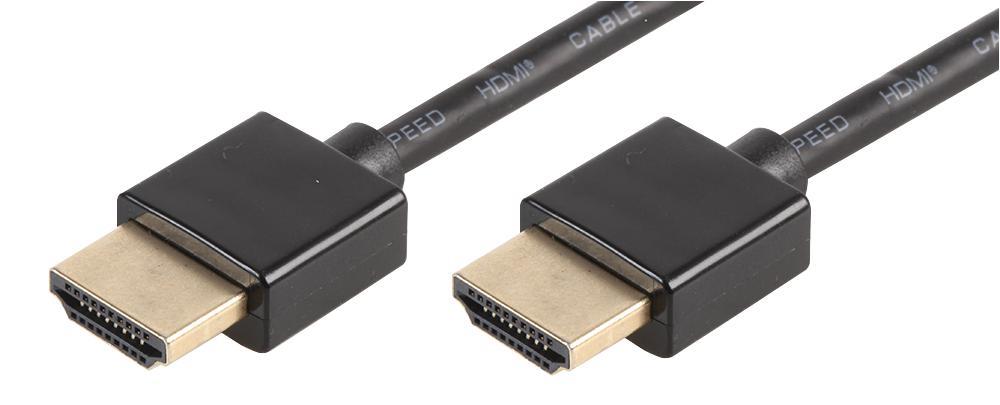 PRO SIGNAL Slim 4K UHD 60Hz HDMI Cable, 2m, Ethernet