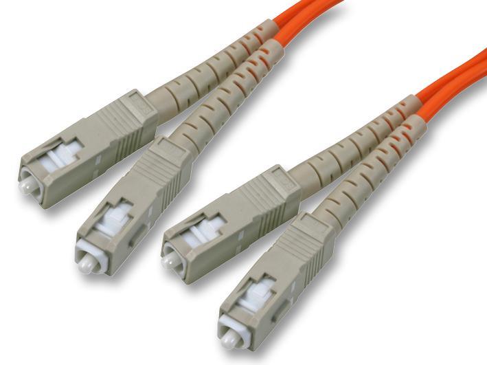 PRO SIGNAL 2m SC-SC OM1 Multimode Fibre Optic Patch Lead