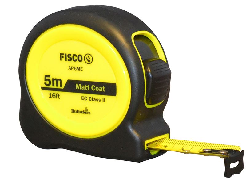 Fisco AP5ME A1-Plus Hi-Vis Tape Measure, 5m/16ft, 19mm