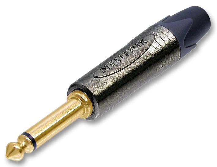 NEUTRIK NP2X-B Jack mono 6,35 mm droit noir
