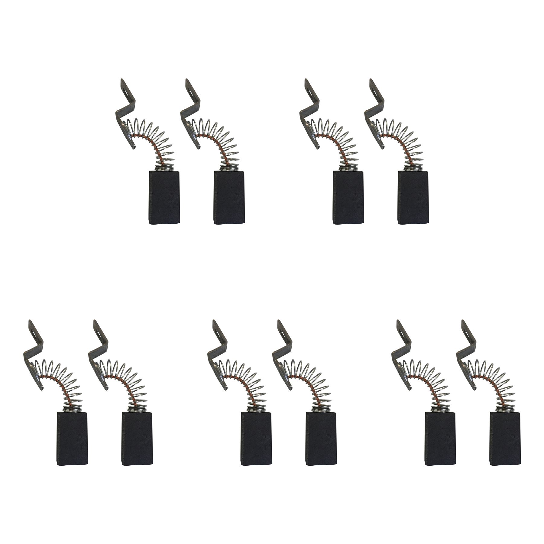 CarbonBr מברשות פחם למשחזה Rupes GM6 - 5 סטים (10 יחידות) 7x12x22 מ״מ