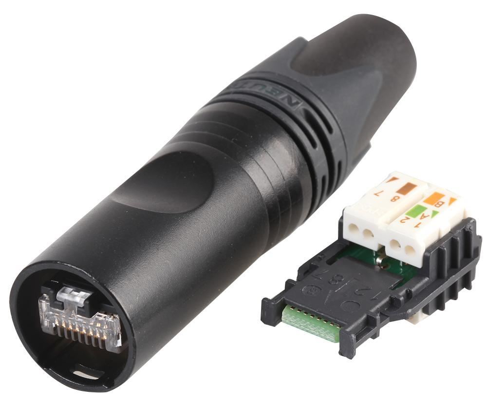 NEUTRIK Cat6A Ethercon-Stecker, Schwarz