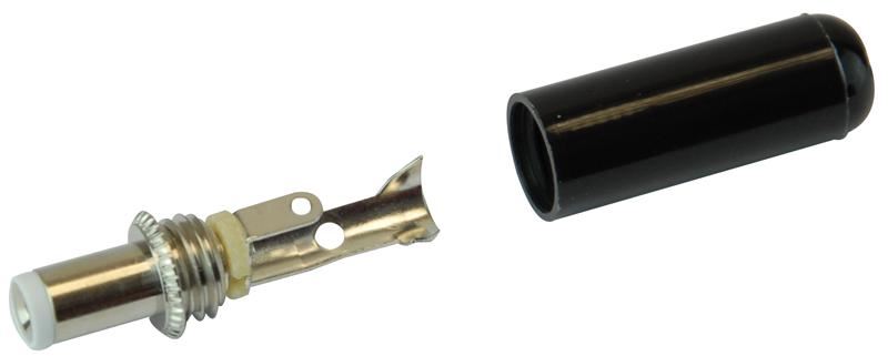SWITCHCRAFT/CONXALL 2.1mm DC Power Plug, 5A, Black