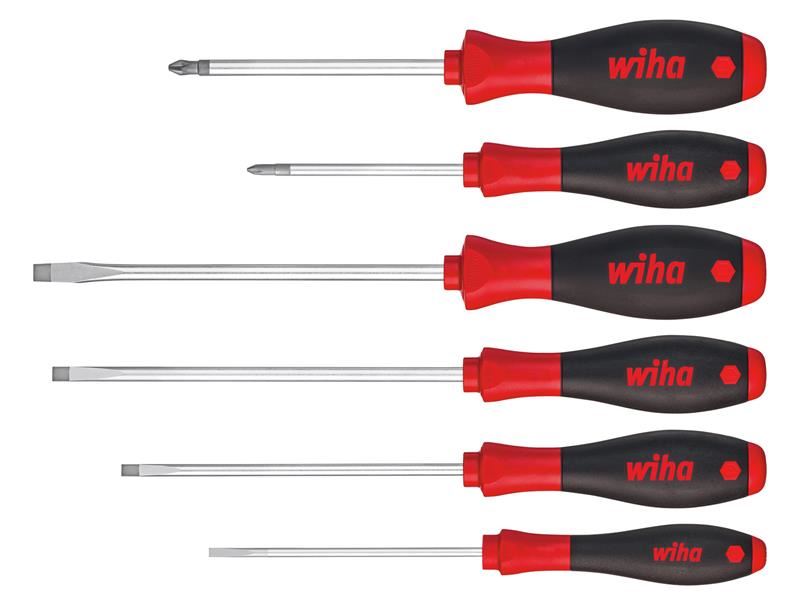 Wiha SoftFinish® SL/PH Screwdriver Set, 6-Piece