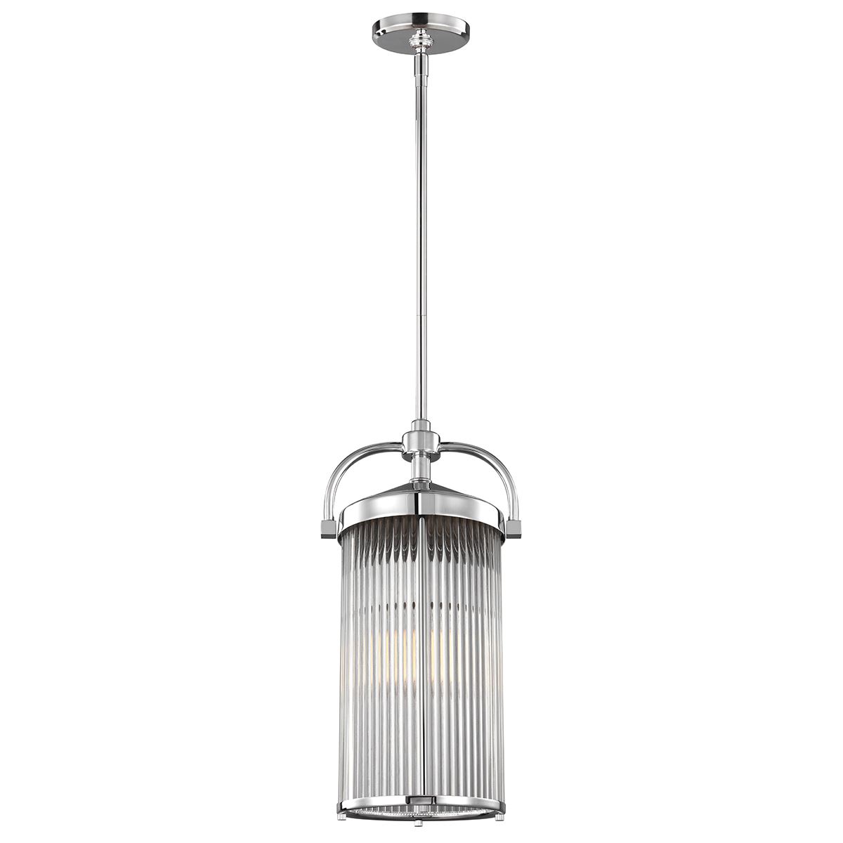Feiss Paulson 3-Lichts Hanglamp in Gepolijst Chroom