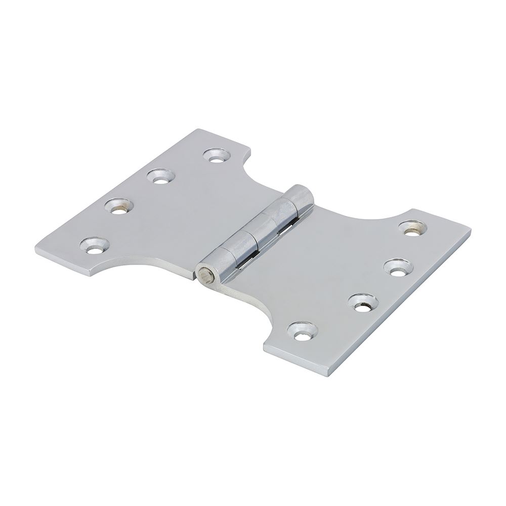 Timco Parlementscharnieren, Massief Messing, Verchroomd, 102 x 125mm