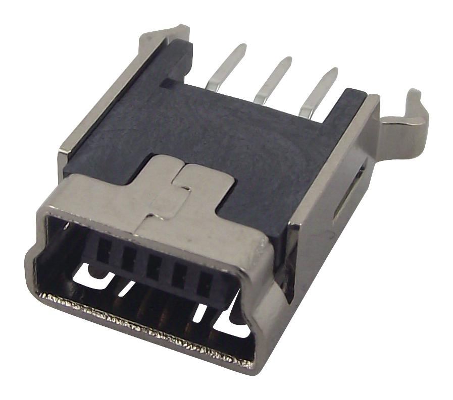 Würth Elektronik Mini USB Type B Verticale Aansluiting