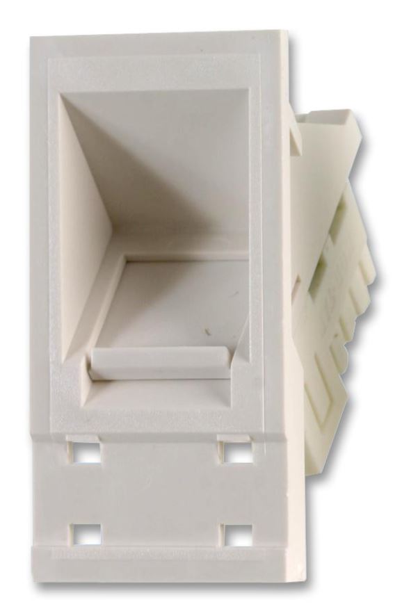 MOLEX EUROMOD 45° Shuttered RJ45 Module, Cat5e
