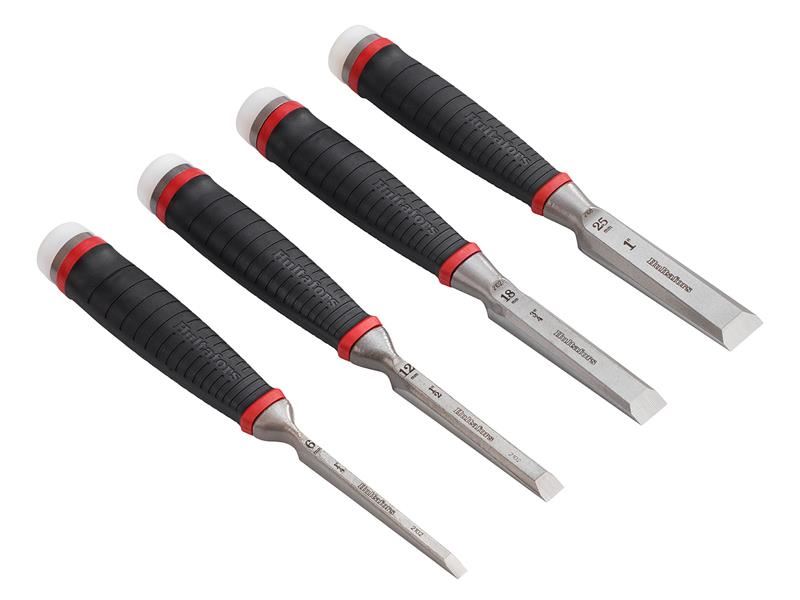 Hultafors HDCS4 Jeu de ciseaux à bois robustes, 4 pièces (6-25mm)