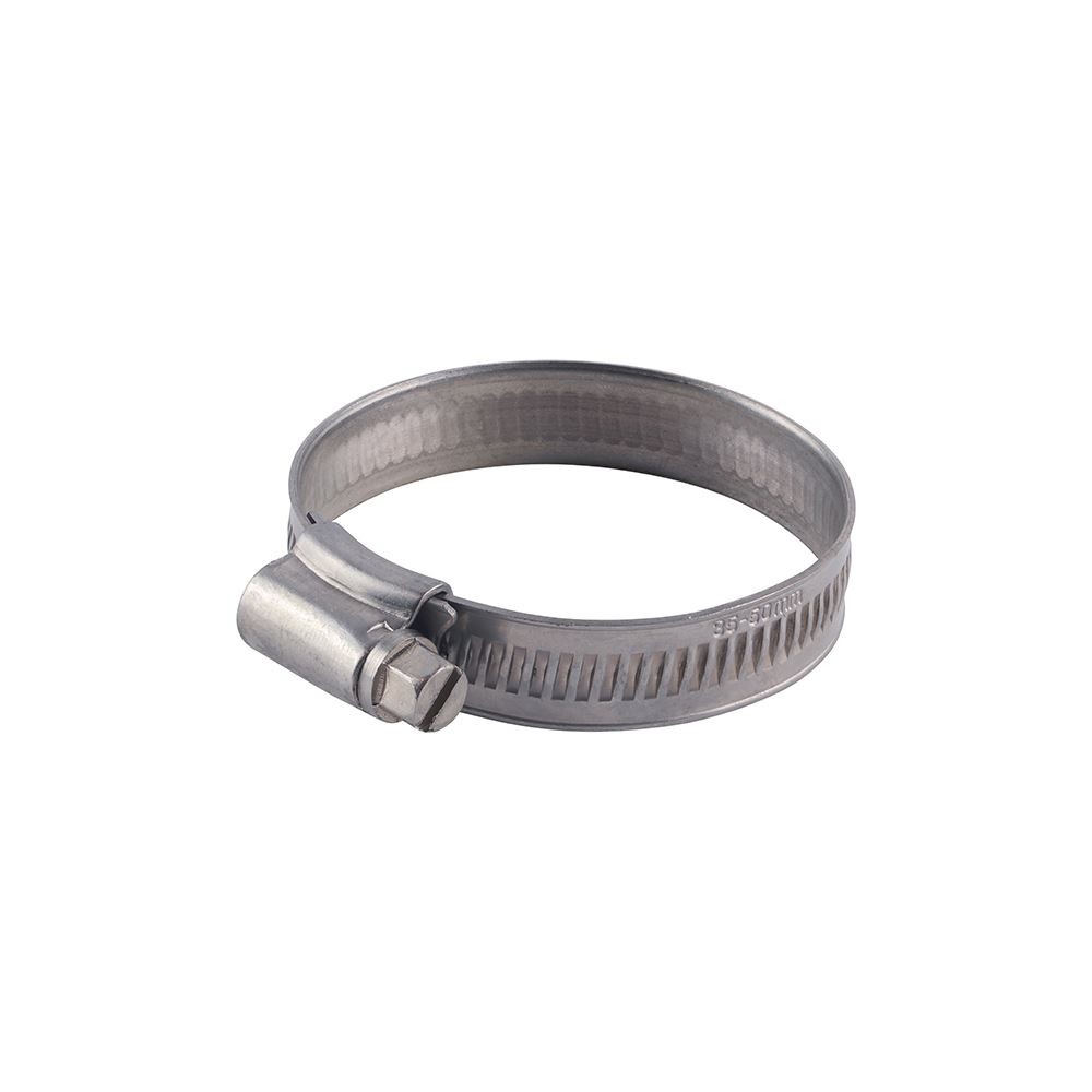Colliers de serrage à vis sans fin en acier inoxydable Timco 35-50 mm (Lot de 1