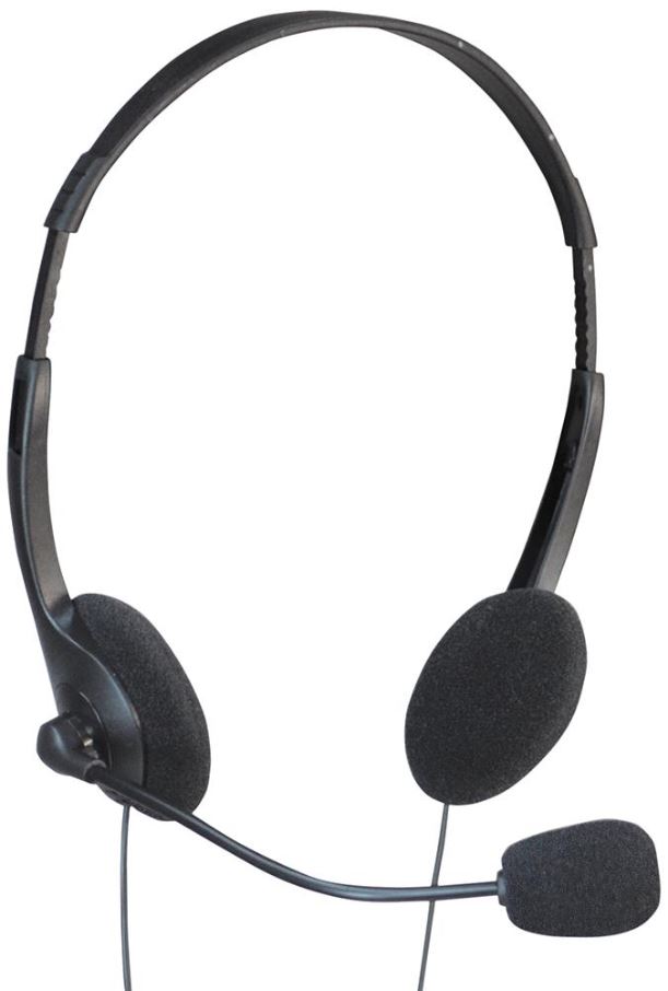SOUNDLAB Στερεοφωνικά Ακουστικά Η/Υ, Μαύρα, On-Ear Σχεδιασμός