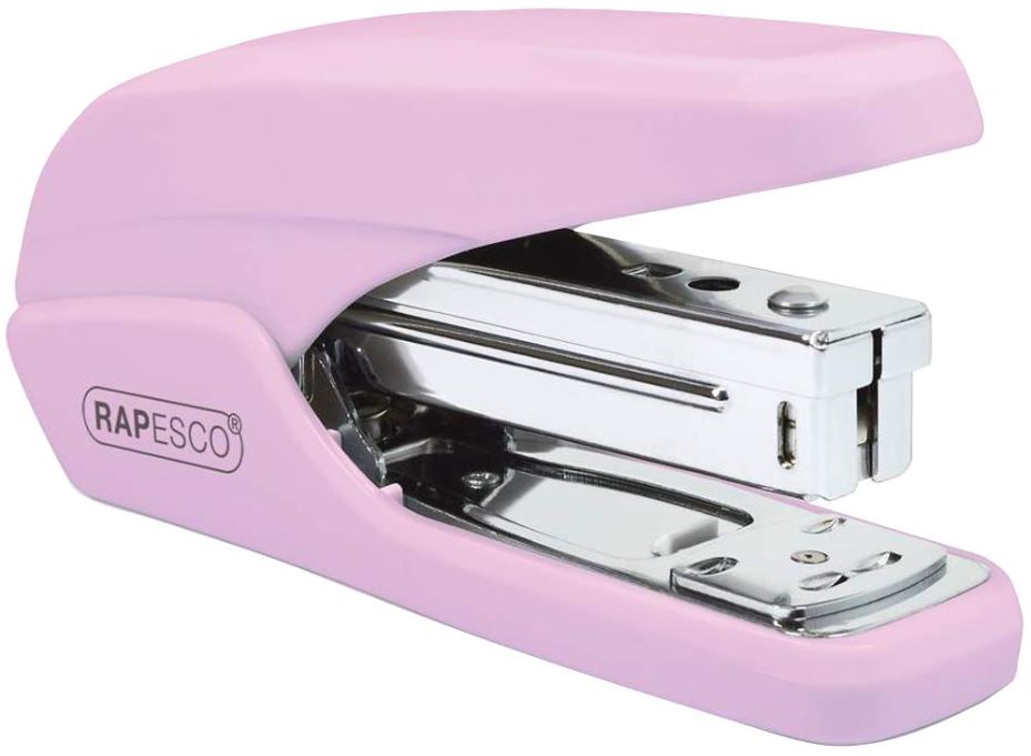 RAPESCO X5-25ps Less Effort Stapler - Pink, 25 Sheet Capacity