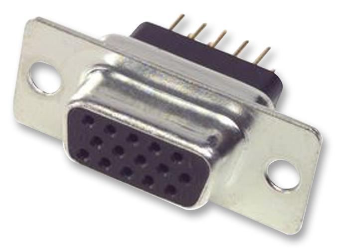 MULTICOMP - 15-Pin High Density D-Sub Socket, Στερεωμένες Επαφές Συγκόλλησης
