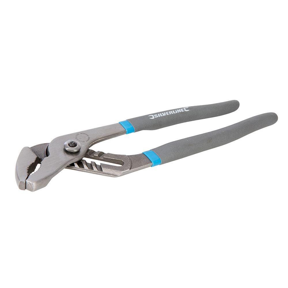 Silverline Water Pump Pliers, 250mm, Chrome Vanadium
