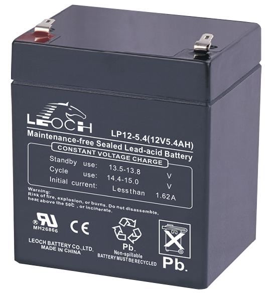 LEOCH LPシリーズ バッテリー 12V 5.4Ah SLA(密封型鉛バッテリー)
