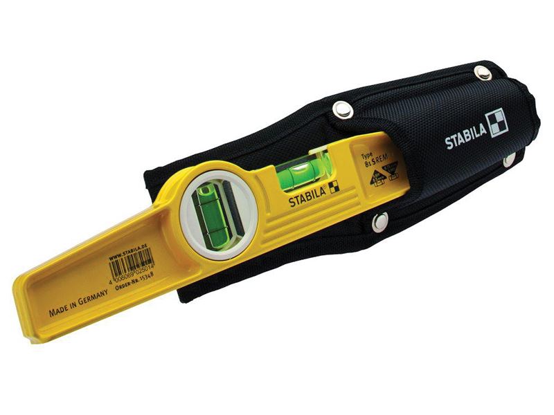 Stabila 81S-REM Rare Earth Magnetic Torpedo Level, 25cm