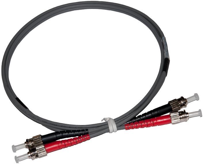 CONNECTIX 1m OM1 デュプレックス光ファイバーパッチコード ST-ST 62.5/125µm