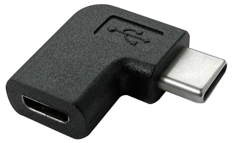 PRO SIGNAL - Μετατροπέας Right-Angle USB-C σε Micro USB B