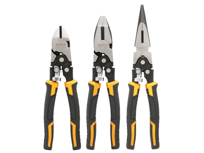 DEWALT 3-Piece Compound Action Pliers Set