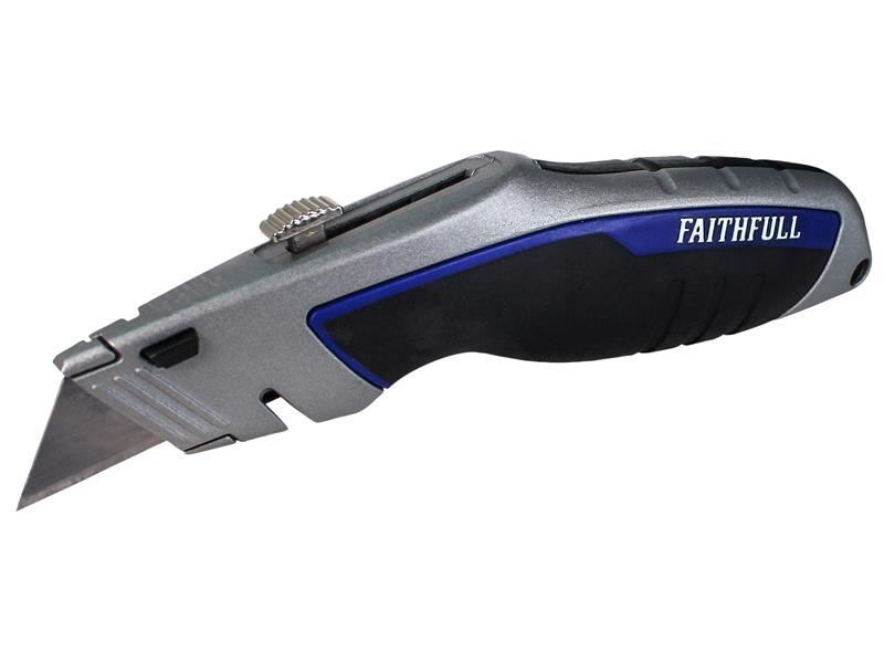 Faithfull - Pisau Serbaguna Profesional Boleh Ditarik Balik