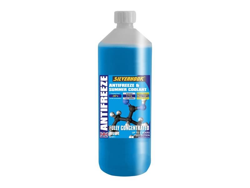 Silverhook Anticongelante Azul Concentrado, 1 Litro