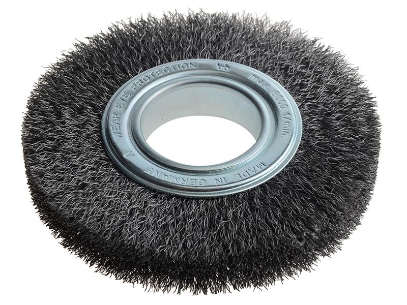 Lessmann D150mm 강철 와이어 휠 브러시 세트 (어댑터 포함 3종)