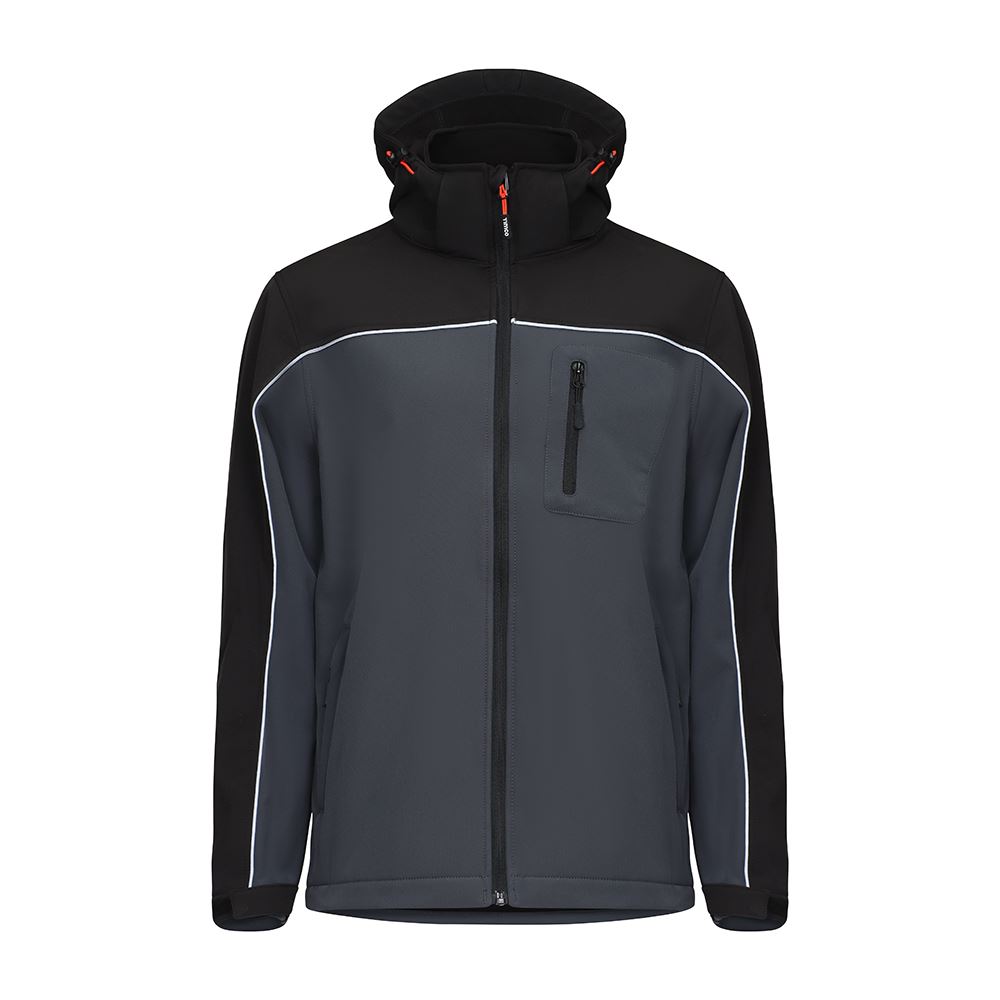 Timco Veste Soft Shell, Gris/Noir, Taille L