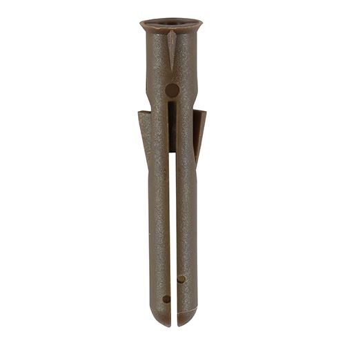 Timco תופסנים מפלסטיק חומים באיכות פרימיום, 42 מ''מ (חבילה של 600)