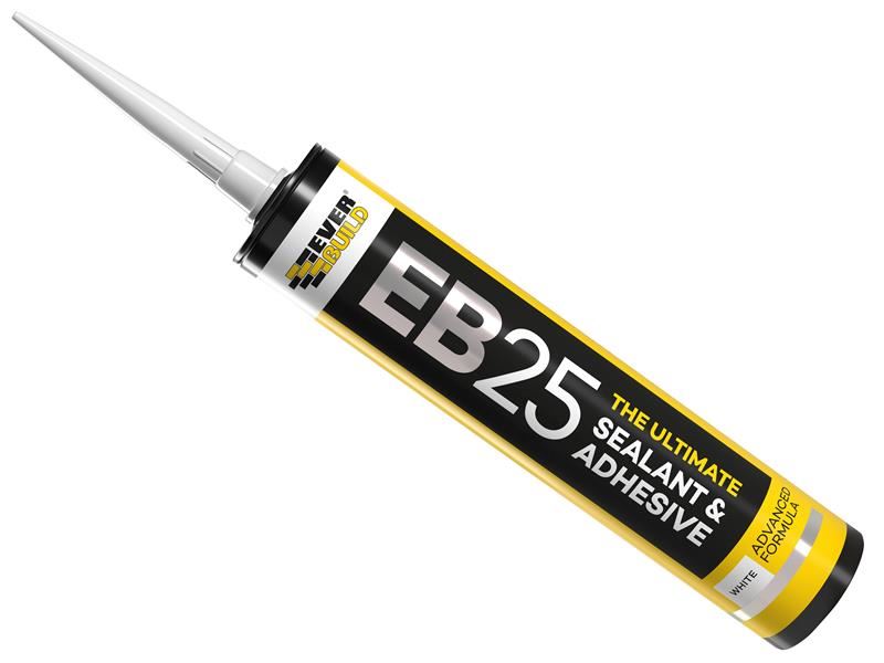 Everbuild EB25 Υβριδικό Στεγανοποιητικό Κόλλα Λευκό 300ml