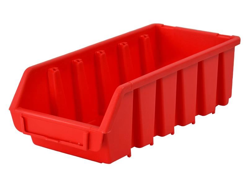 Faithfull Interlocking Storage Bin 2L - Red, 116 x 212 x 75mm