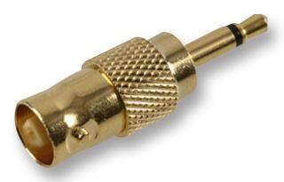 PRO SIGNAL BNC Socket to 3.5mm Jack Adaptor, Gold Plated