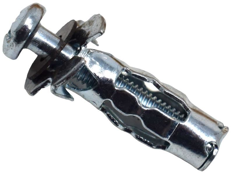 MASONMATE - Acra Scoite Balla Folamh M4 x 20mm, Plátáilte le Sinc (100 sa Phacá