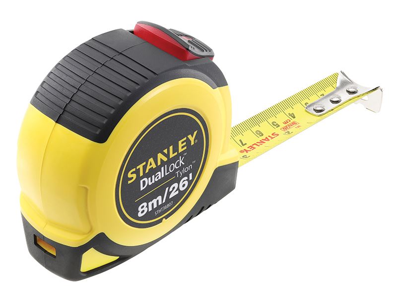 STANLEY® DualLock Tylon kapesní měřicí pásmo 8m/26ft, 25mm