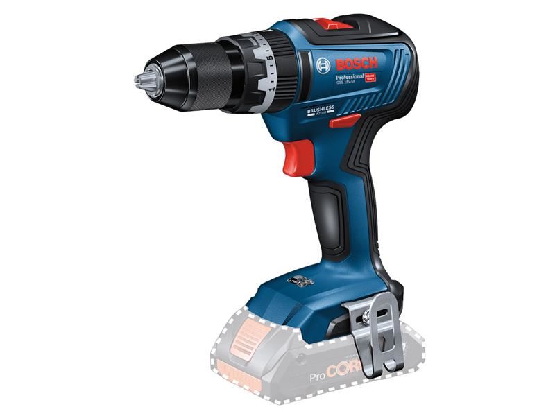 Bosch GSB 18V-55 Professional Brushless Combi Drill (Bare Unit)