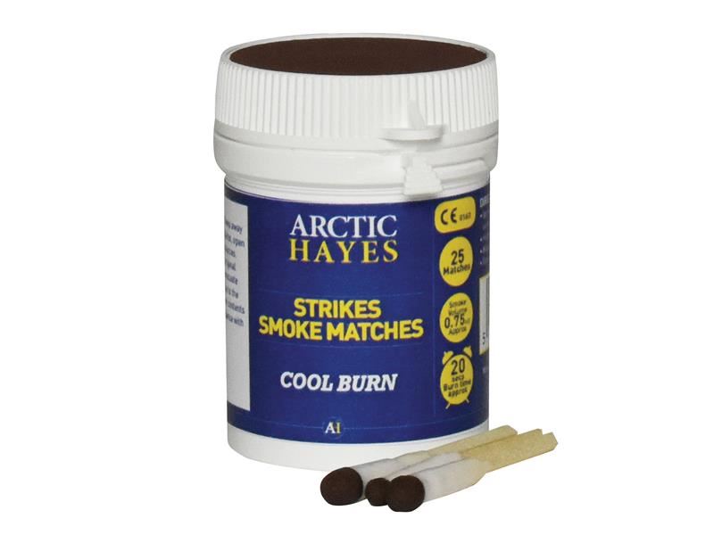Arctic Hayes 'Strikes' Rooklucifers, 25 stuks in pot