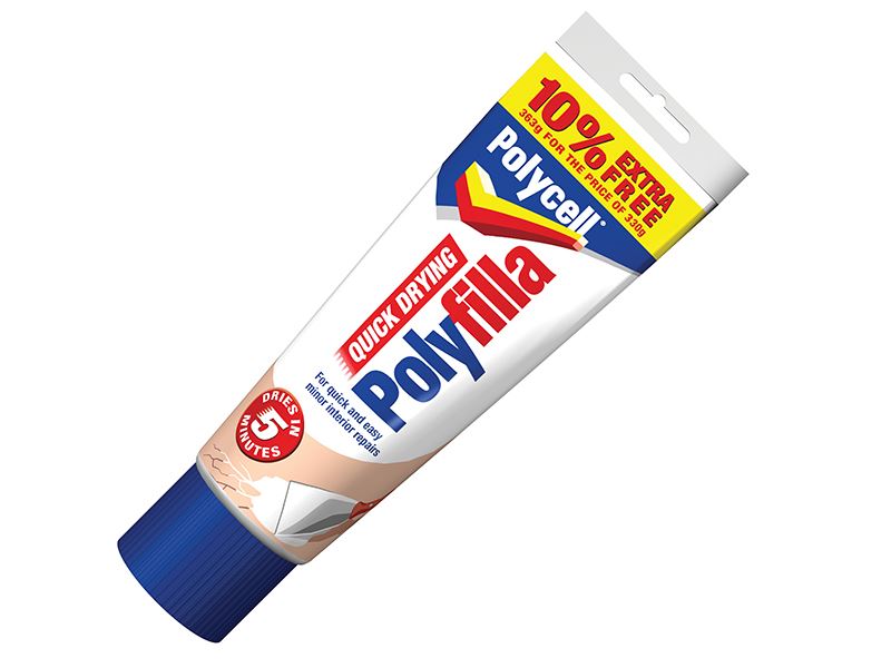 Polycell Quick Drying Polyfilla 330g + 10% Extra