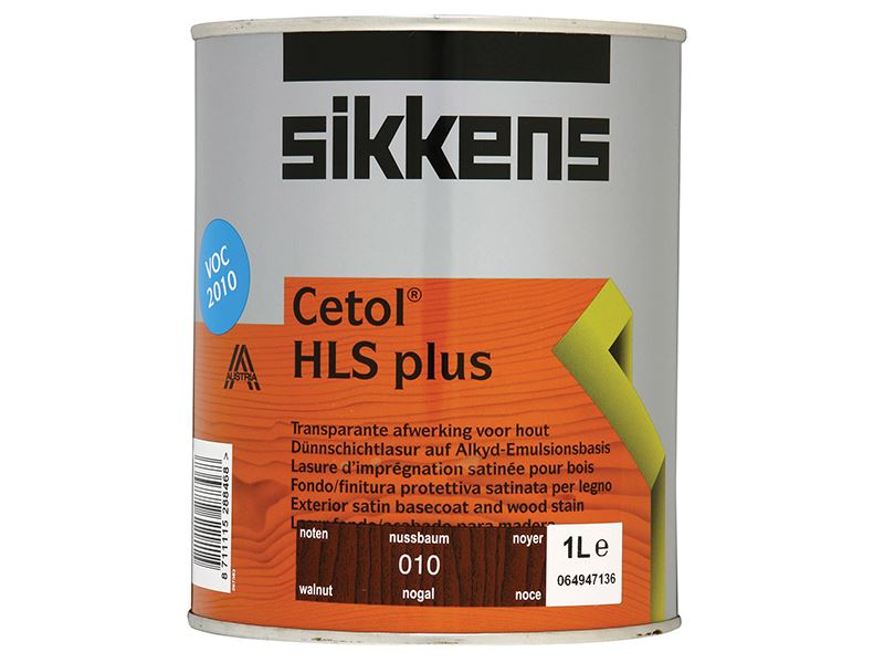 Sikkens Cetol HLS Plus Translucent Woodstain - Walnut (1 Litre)