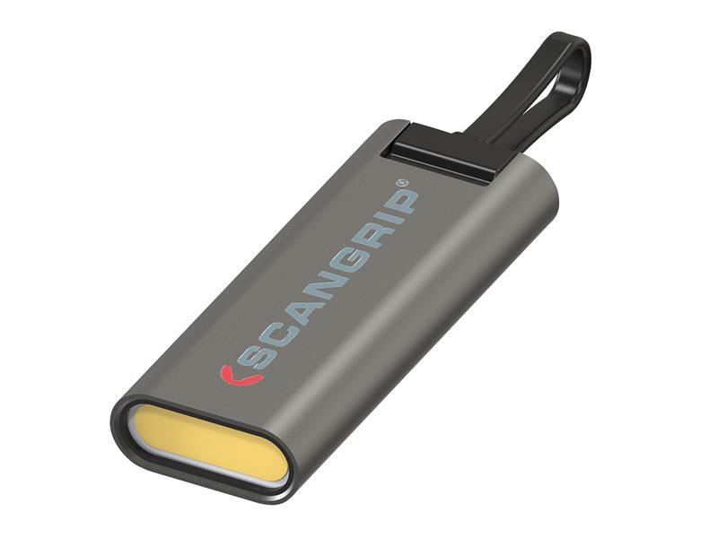 SCANGRIP FLASH MICRO R Lanterna Recarregável para Chaveiro, 75 Lúmenes