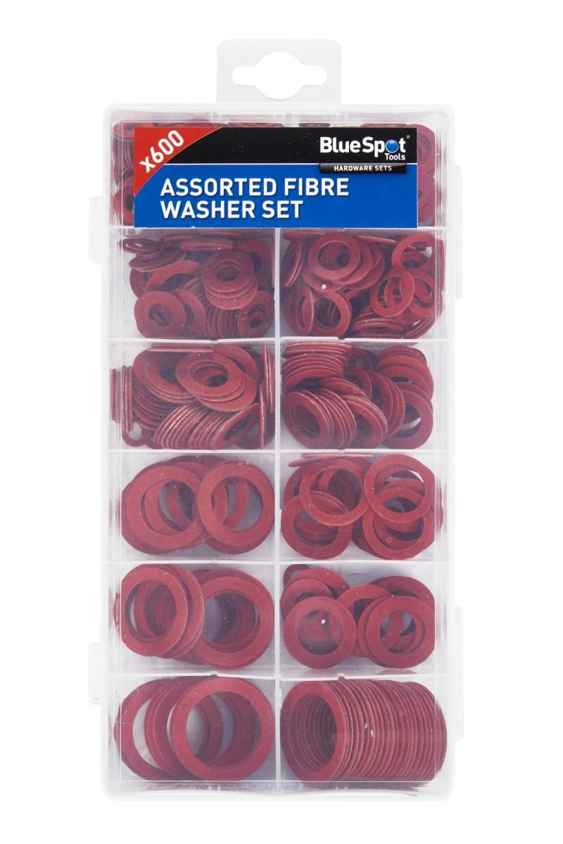 Blue Spot 600-Piece Assorted Fibre Washer Set