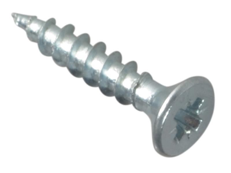 ForgeFix Vis à tête fraisée multi-usage zinc 3,5x15mm - Lot de 200