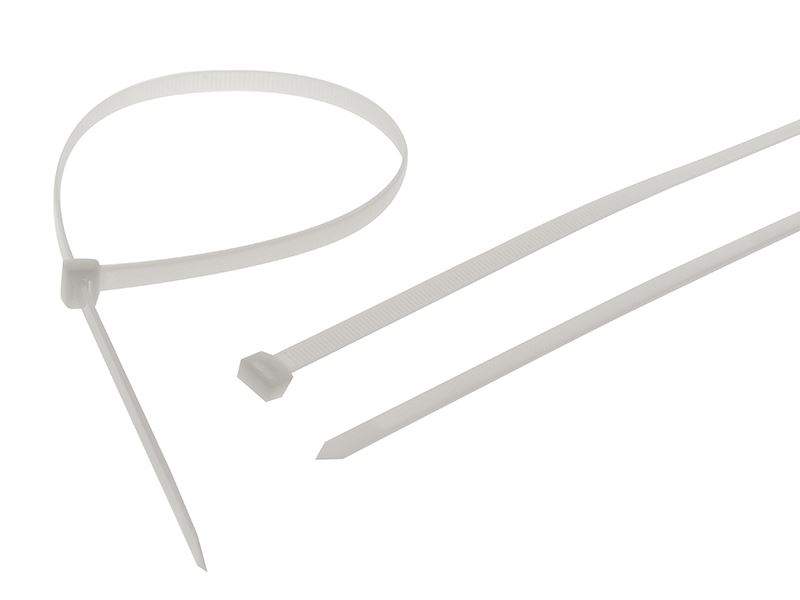 Faithfull - Tali Kabel Berat Putih 9.0 x 905mm (Pek 10)