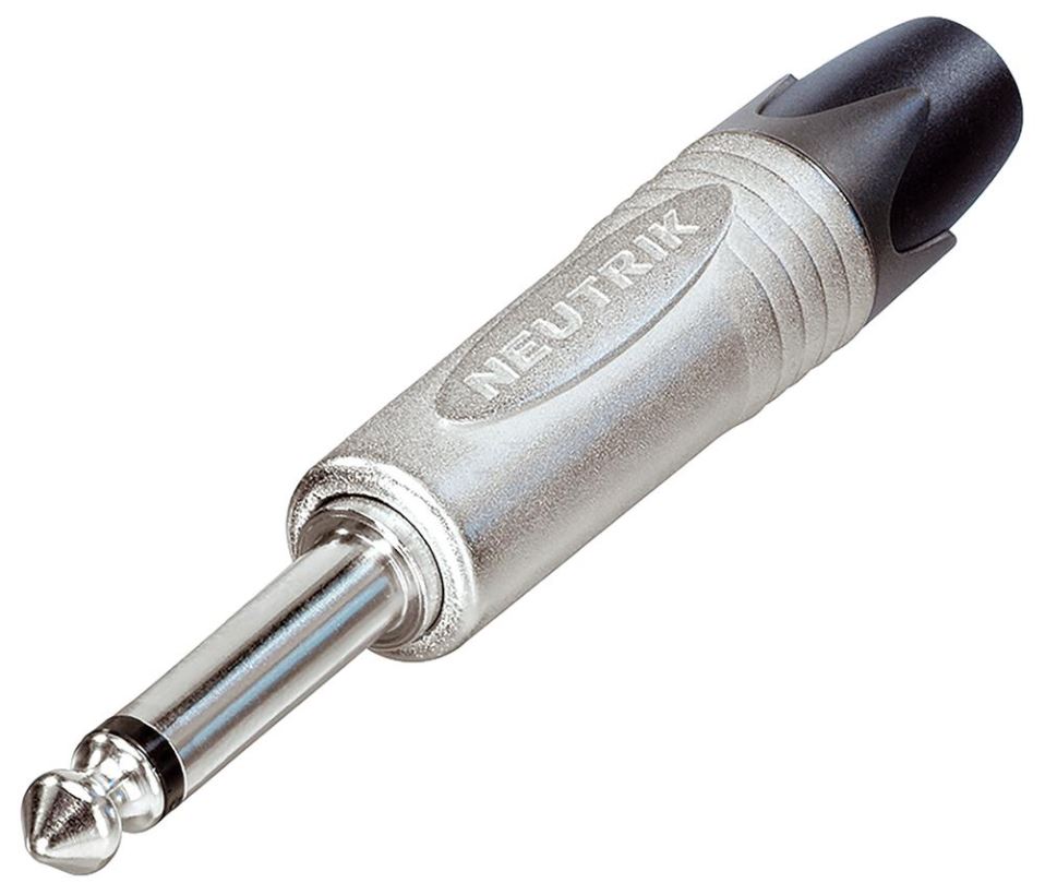 NEUTRIK NP2X Plug Mona 6.35mm, Leictreataíodh Nicil