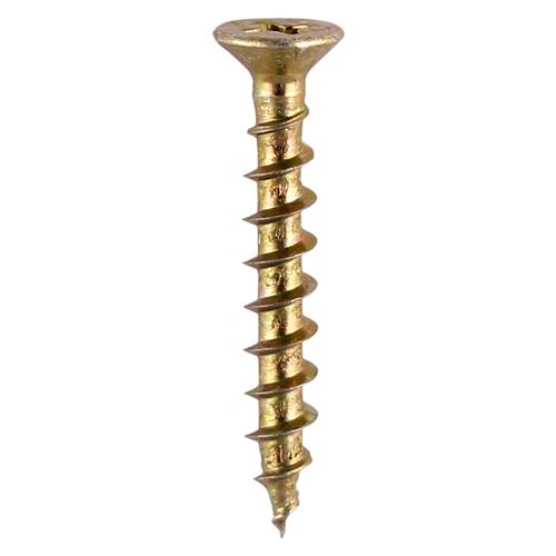 Timco Countersunk Ribbed Window Screws 4.3x30mm (1000pk)