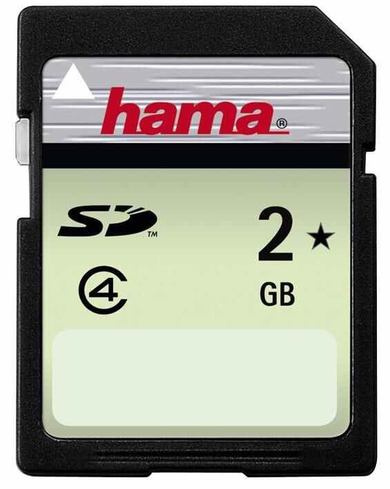 HAMA - 2GB Class 4 SD-Speicherkarte - 10 MB/s