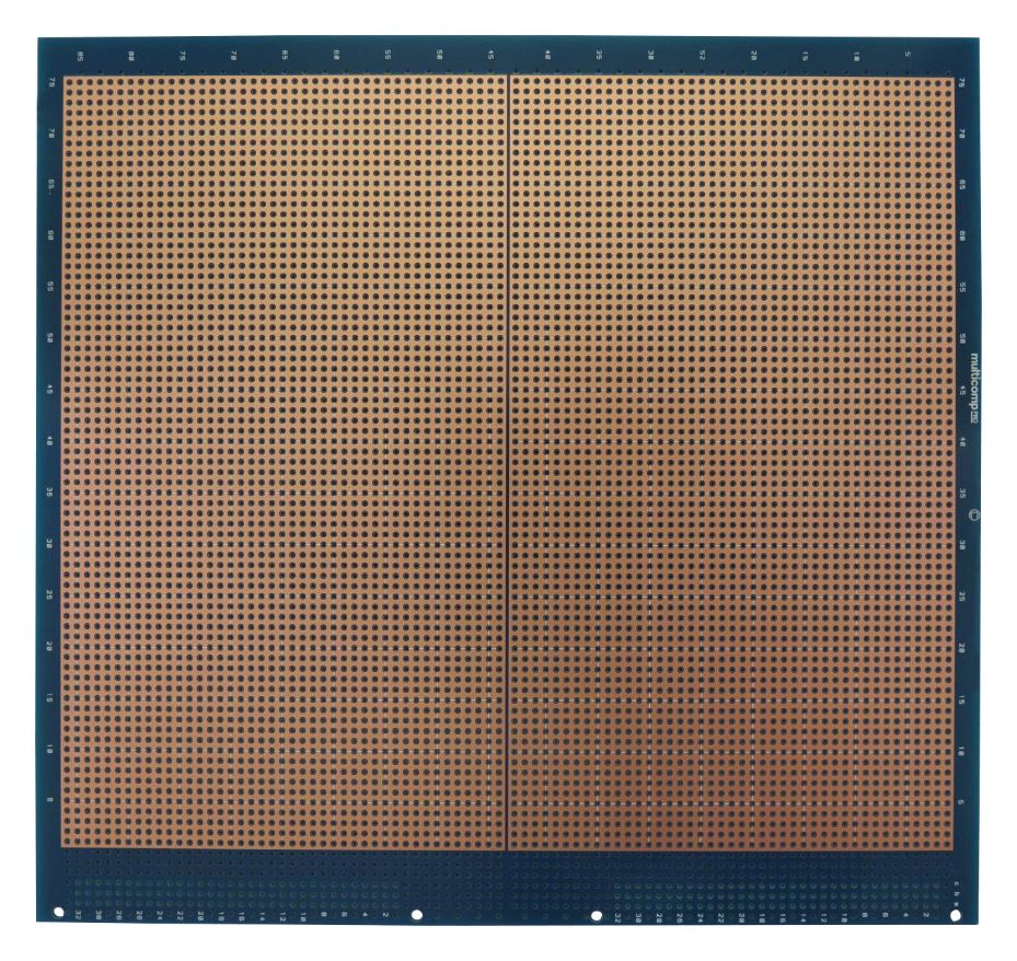 MULTICOMP PRO 6U 유로카드 프로토타입 보드, 233x220mm, 양면