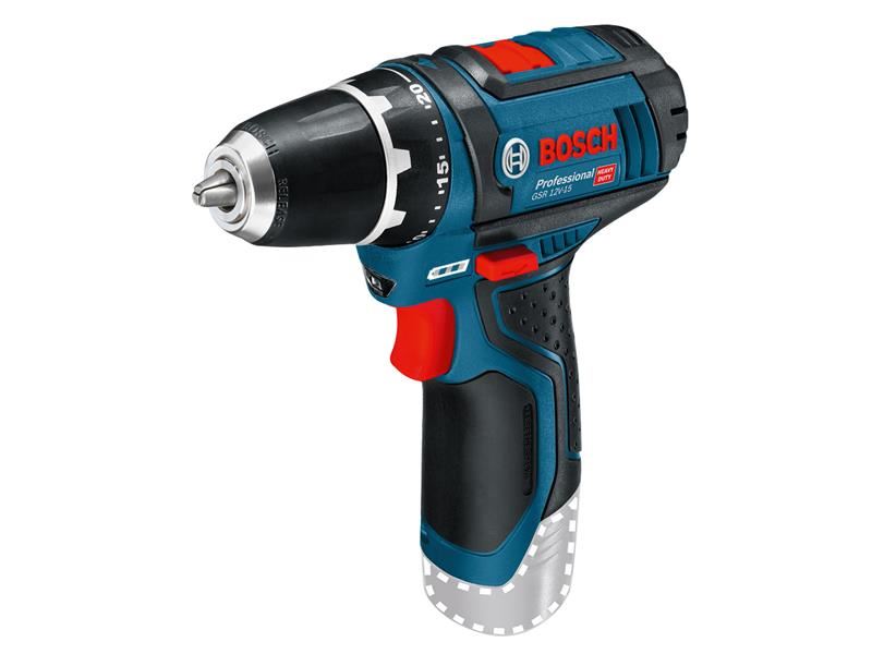 Bosch GSR 12V-15 Professional Drill Driver, 12V Bare Unit