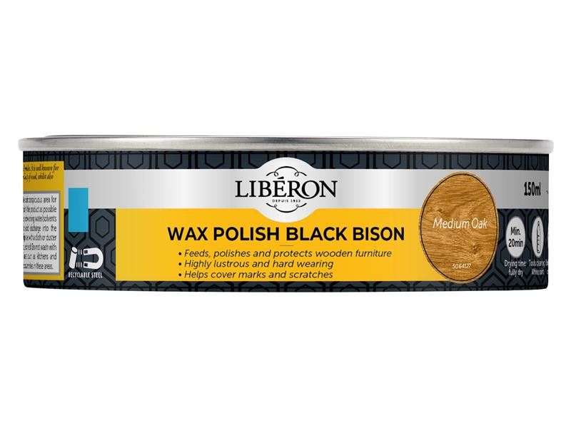 Liberon Cera en Pasta Black Bison en Roble Medio 150ml