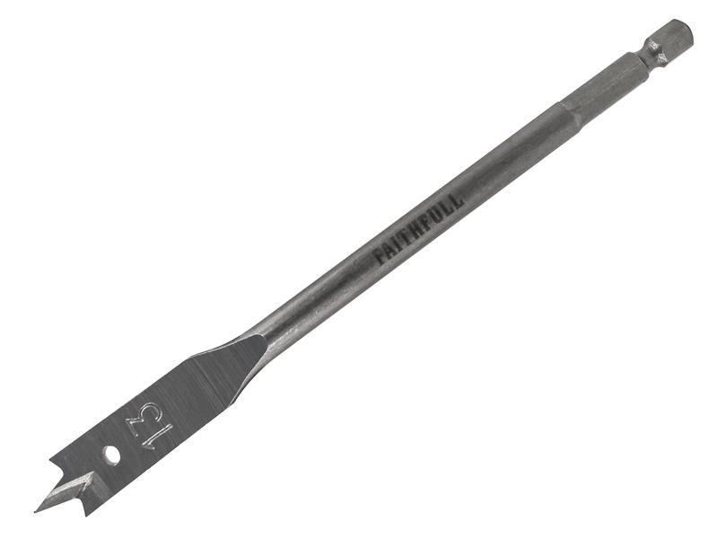 Faithfull - Mèche plate 13mm pour bois et MDF