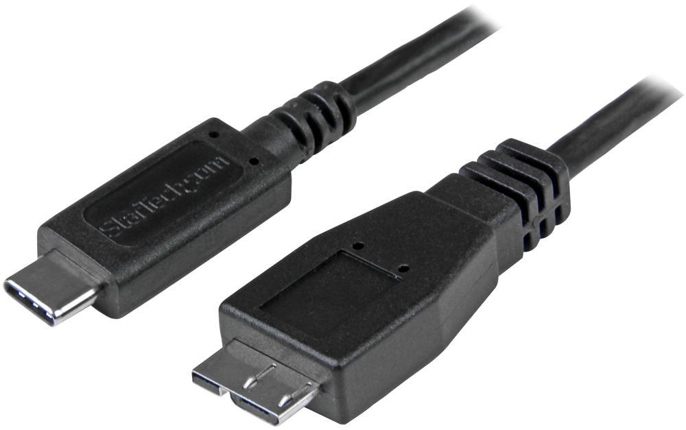 STARTECH USB 3.1 Gen 2 (10 Gbit/s) USB-C auf USB 3.1 Micro-B Kabel, 0,5m