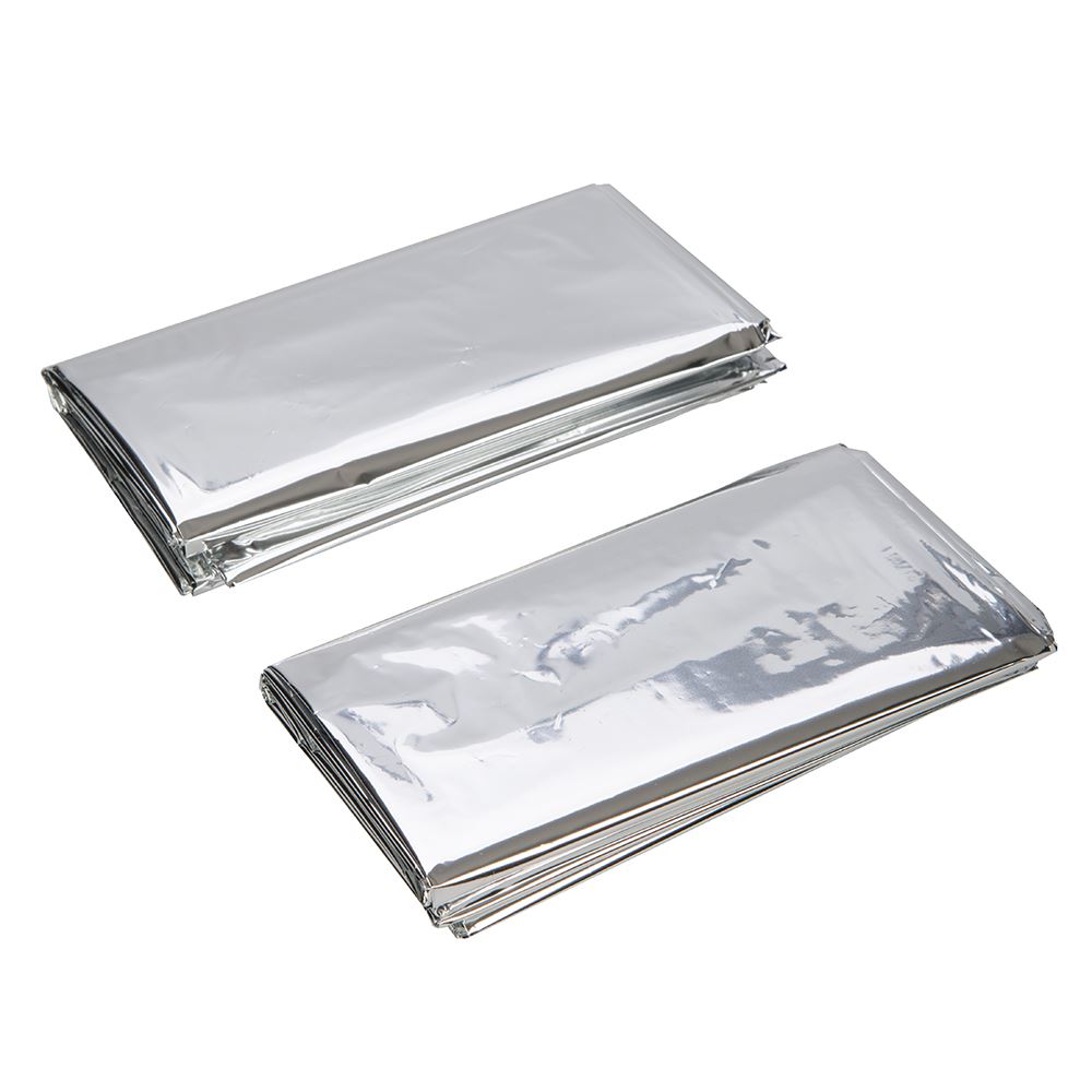 Silverline Nooddeken 2-Pack, 1m x 2m, Hoog Zichtbaar